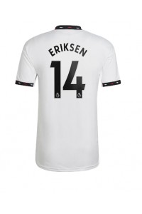 Manchester United Christian Eriksen #14 Fotballdrakt Borte Klær 2022-23 Korte ermer
